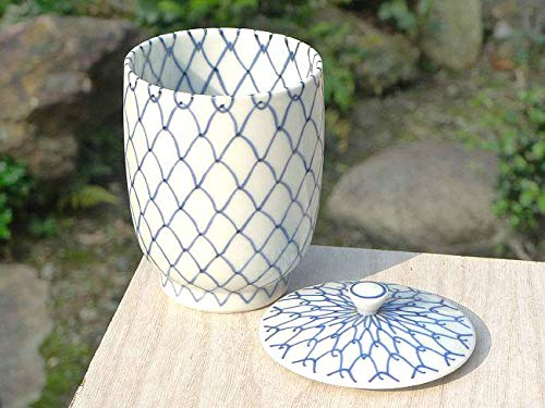 Amazon.co.jp: 青網蓋付湯呑 芳山 : Home & Kitchen